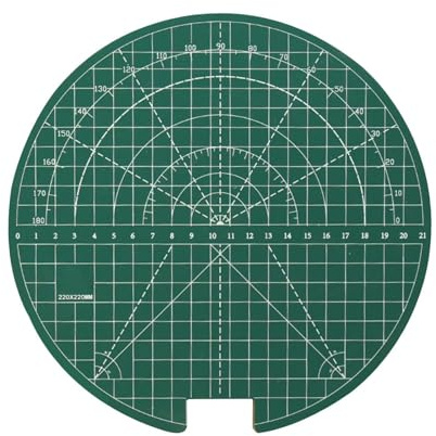 Cortador de Goma de Pong - Herramienta de Tabla de Cortar para Raqueta de Tenis de Mesa, Superficie de Trabajo Duradera de PVC, diseño Compacto | Herramienta de Recorte de Goma para la co