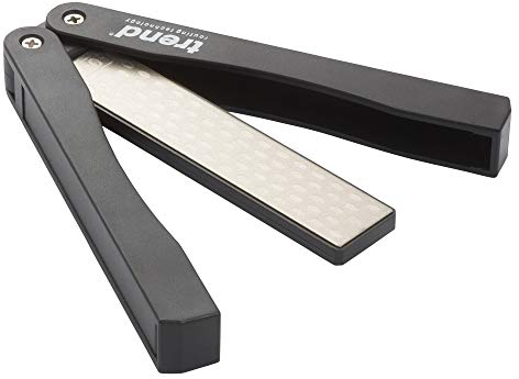 Trend Craft Pro 4 Inch Folding Diamond Stone, Dual Grit Sharpener, CR/DWS/F4/FC