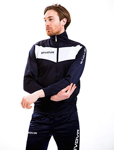 Givova Herrkostym, Visa sportoutfit, flerfärgad (blå/vit), XL