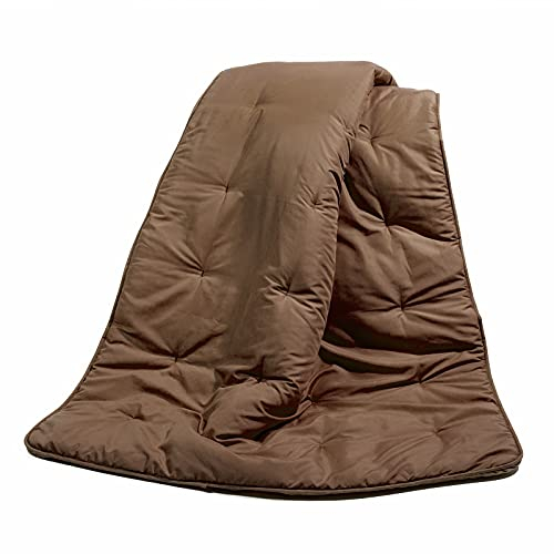CALEFFI Scaldotto - Plaid Divano e Letto 130x170 cm Morbida Microfibra Calda Avvolgente, Copridivano e Copriletto Trapuntato Artigianale e Lavabile, Coperta Copri Divano e Copri Letto Ottimo Comfort
