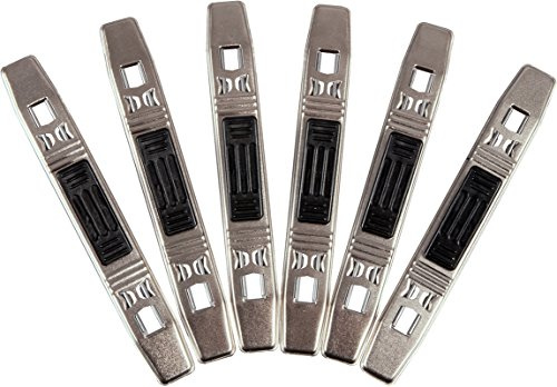 Tippklemmer mit Kunststoff-Knopf, passend für alle Hebelmechaniken, Lochabstand: 80 mm, Silber, Verpackungseinheit: 1 P/10