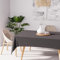 Soleil d'ocre ALIX Tischdecke, schmutzabweisend, rechteckig, Polyester, 140 x 240 cm, Polyester, anthrazit, 140 x 240 cm