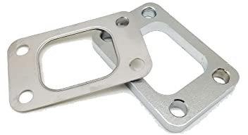 Autobahn88 Mild Steel Turbo Flange con guarnizione per T25 / T28 Garrett TurboCharger Manifold Header