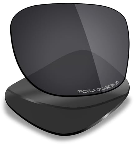 Mryok Lentilles de rechange pour Oakley Big Taco OO9173-62mm - Options, Anti-corrosion de l'eau de mer polarisée – Noir furtif, Taille unique