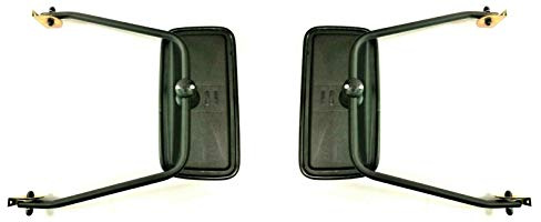 2x Außenspiegel Rückspiegel für Bagger Traktor 375x185 mm mit Spiegelhalter SET