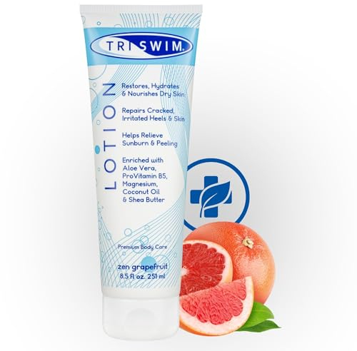 TRISWIM Skin Regenerating Body Lotion, After Swim Care, Body Moisturiser For Dry Skin, Magnesium Enriched, Moisturizing After Pool Vegan Body Lotion For Swimmers, Moisturiser Body (250ml)