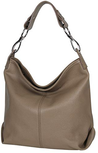 AmbraModa GL033 - Damen echt Ledertasche Handtasche Schultertasche Henkeltasche Beutel