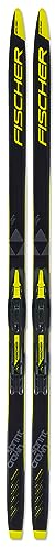 Fischer Kinder Langlaufski Klassik Sprint Crown Set/BDG Tour Step-IN JR IFP Black-Yellow 150