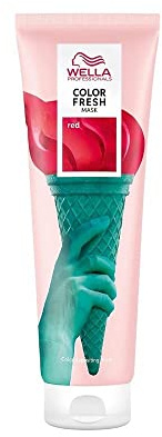 2 x Wella Professionals Color Fresh, semi-permanente Haarmaske, 150 ml, Rot