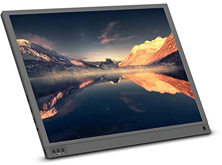 Camnoon 15.6 Inch Portable Monitor 1920x1080 Full HD IPS Screen with Type-C HDMI Built-in Stereo Speakers compatible with Phone Laptop Camera Display Gaming