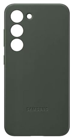Samsung Leather Smartphone Case EF-VS916 für Galaxy S23+, Handy-Hülle, Echtleder, Schlankes Design, Green