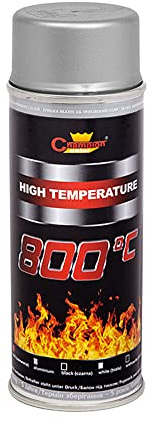 SolaDirect Silver High Temperature Spray Paint VHT Exhaust Engine Bay 800 Degrees Resistant 400ml