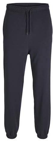 JACK & JONES joggingbyxor för män, normal passform, joggingbyxor, mörk marinblå, XL