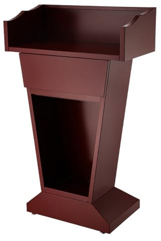 MZQMK Rednerpult Podium Stand, Portable Holzpodium, Hostess Stand & Kirche Kanzel, Verwendet Für Hochzeiten Schule Klassenzimmer Konferenzen Und Seminare Auditorium