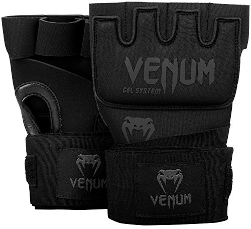 Venum Unisex vuxen kontakt handske wraps, svart/svart, L
