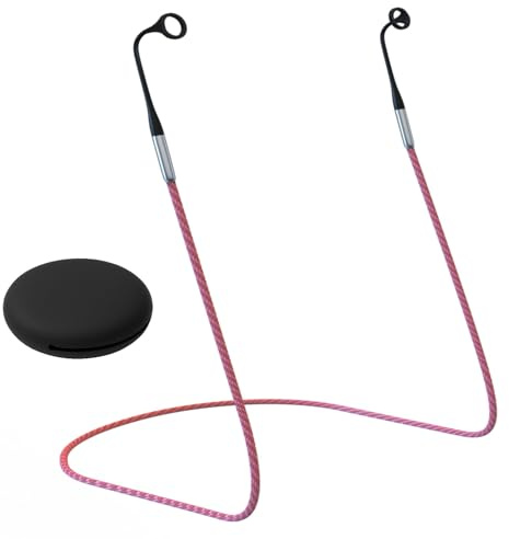 Magnetic Connector Cord Compatible with Loop Earplugs Quiet/Engage/Experience, Storing Case Included, Magnetic Tug-Resistant Safety Lanyard Accessories (Speckled Pink 1-Pack, One Size)