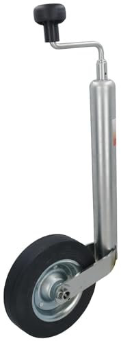 AB Tools Jockey Wheel 48mm Heavy Duty 200mm Solid Wheel for Trailers Caravans