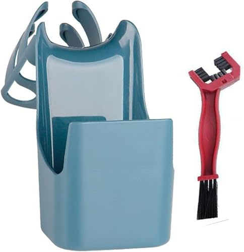 Alrens Strumento di Stoccaggio Olio Catena Moto Towwoo, Cassetta di Strumenti di Stoccaggio Olio Anti Schizzi Bici Pulitore Catena Moto Strumento Anti Schizzi Raccolta Olio