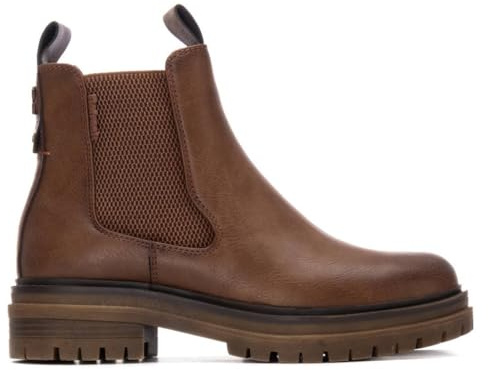 REFRESH - Botín Mujer Taupe - Calzado Cómodo y Versátil - Moda casual - Modelo 17292101 (Talla 38)