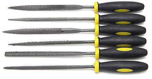 6 Stück 140 mm Metall Feilen Raspel Nadelfeile Holzwerkzeuge Hand Holzbearbeitung Elektrowerkzeuge Set