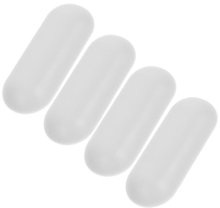 ELAYARD Almohadillas Pack de 4 Unidades de Plástico Amortiguadoras Parachoques Autoadhesivos para Tapadera WC para Asiento de Inodoro para Uso en Baños Familiares y Hoteles