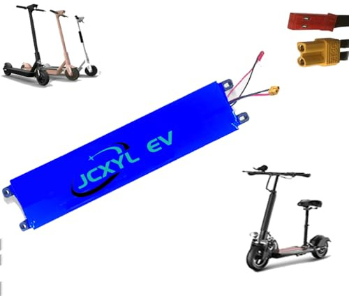JCXYL EV Batería de Repuesto para Patinete eléctrico de 36 V, 6 Ah y 7,8 Ah, batería de Iones de Litio de 36 voltios para patinetas de 300 W, Motor de Patinete.,36v 6ah,JST XT30