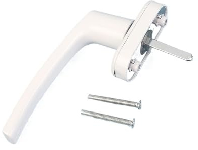 Fenstergriffe Abschliessbar Tür- und Fensterantriebsgriff aus Metall, Kunststoff oder Stahl, Druck- Zugverriegelung for innenliegende Öffnung Drehung(Color 1)