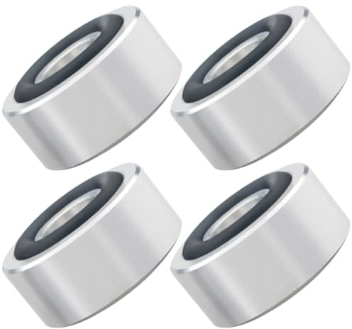 ULTECHNOVO 4Pcs Subwoofer Stand Speaker Isolation Feet with Vibration Absorber and Floor Protector for Hifi Audio Systems