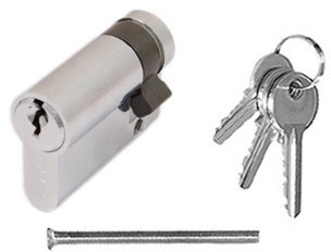 Eurolock Barrel 55mm Complete With Three Keys by Henderson