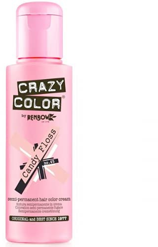 Crazy Color coloration cheveux semi-permanente, CANDY FLOSS, Rose barbe à papa
