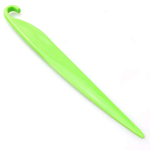 PZRT Couteau à dénuder pour gâteau, couteau à démouler, outil de cuisson en plastique, grattoir à gâteau, ustensile de cuisson, pour décoration de fondant, vert
