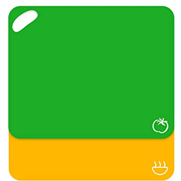 Axer Set Taglieri Plastica Cucina - 2 Pezzi Tagliere da Cucina Professionale Grande - Tagliere Flessibile - Set di Taglieri Colorati da Cucina