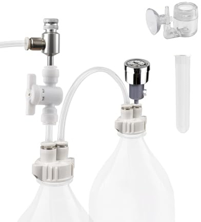 Clscea DIY CO2 kit for Aquarium with CO2 Diffuser & Needle Valve, G211