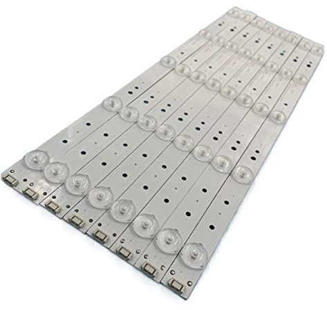 ALMVIS 8pieces / Lot. for 43 Passt for LCD Backlight Bar Skyworth 43E3000 43E3500 5800 -W43001-3P00 02K03177A. 3v.