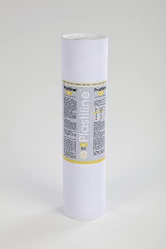 Jacques Herbin 5130T - Modelliermasse Plastiline, 5kg, Härtegrad 30, ideal zum Modellieren, 100 Prozent wiederverwendbar, Elfenbein