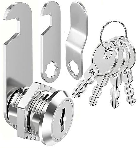 ZiYuya 16mm Mailbox Lock with Key Alike, Lock for Cabinet Cam Postbox Letterbox Drawers Dresser Cupboard Door Lever Furniture Locker Locks