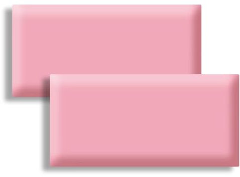Wzmazingly Gepolsterte Wandpaneele 2 Stück, Anti-Kollisions-Wandkissen 3D Selbstklebend Bett Kopfteil Wandpolster Wandpolsterung Für Schlafzimmer, Kinderzimmer(Pink)