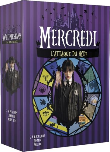 Asmodee Mixlore Onsdag - Attack of the Hyde - brädspel - Kortspel - Från 10 år - 2 till 4 spelare - 20 min - Svensk version