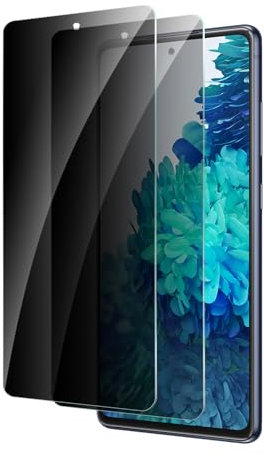 CYYAGE Sichtschutz Schutzfolie für Samsung Galaxy S20 FE, 2 Stück Anti-Spähen Displayschutz HD Blickschutzfolie Privacy Schutzglas Folie, 9H Härte, Kratzfest