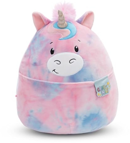 Doudou Chill-NICI Licorne 20cm - coloré - Peluche Douce, Adorable pour câliner et Jouer, pour Enfants et Adultes, Une Excellente idée Cadeau | 61793