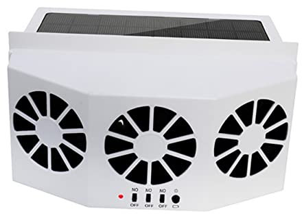 Ciieeo Ventilador Solar Para Ventilador De Ventilación Solar De Salidas Enfriador De Aire Para Automóvil y Silencioso