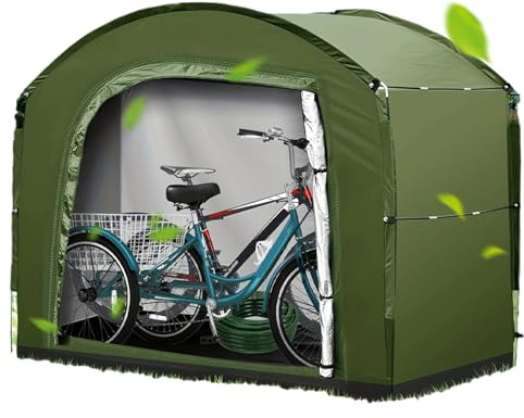 Bike Storage Shed Oxford Cloth Motorcycle Organizer Shed