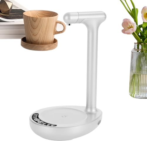 Table Water Dispenser | Water Jug Dispenser | 5 Gallon Electric Pump for Hotel Kitchen Outdoor School Picnic Apartment Fitness Center Camping Bedside Home