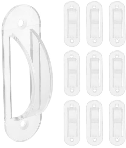 KOMBIUDA 10stücke Transparente Wandschalterabdeckung mit Schrauben für Mehr im Haushalt Kompatibel als Dekorative Abdeckung für Kippschalter und Wippschalter Kindersichere