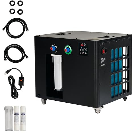 Albott 1HP Cold Plunge Chiller for Tub, 230 Gal Ice Bath Chiller with Hot & Cold Modes, Built-in Filters, WiFi Control & Ozone System, Ideal for Home and Outdoor Cold Plunge Tubs