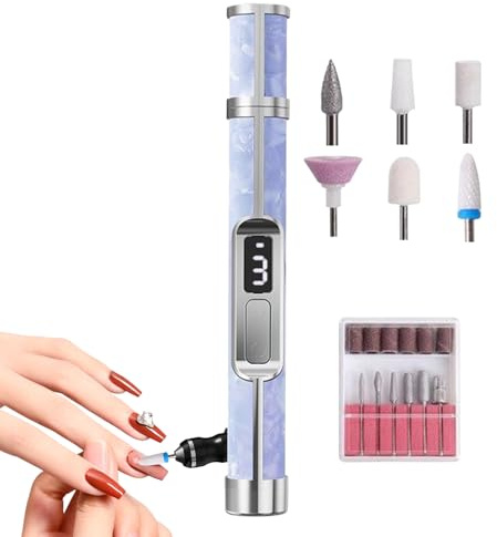 Elektrische Nagelfeile Set,3-Stufen Polier- Und Pediküre-Werkzeug | Kompaktes Schleifgerät Für Maniküre Und Pediküre - Zum Formen, Kürzen, Nagelhaut & Dicke Nägel, Für Frauen Männer & Salon