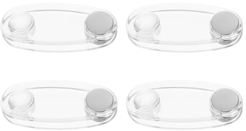 Garneck Tensor de Persianas Enrollables y Verticales Acrílico Transparente 4 Piezas Tensor de Manija de Seguridad Peso de Cordón para Persianas Accesorios para Hogar Mascotas