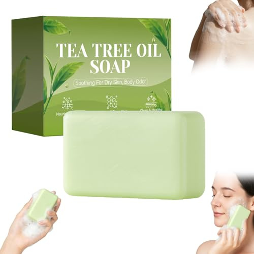 Savon Antifongique,Savon Anti Mycose Pied,Savon Purifiant, Nettoie en Profondeur, éliminant l'excès de sébum et les impuretés,Prend soin en Douceur de l'équilibre de la peau (1PC)
