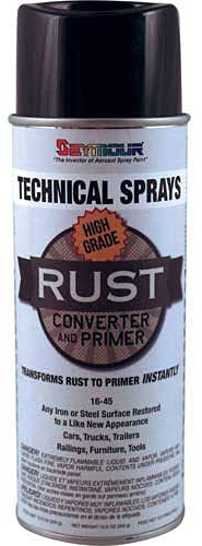 Seymour Rust Converter & Primer 12 Oz. Aerosol Can, 6 Cans/Case