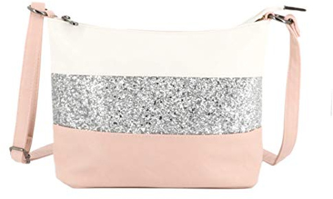 Gallantry - Sac Bandoulière Femme Paillettes Elégant - Sacoche Porté Epaule Tendance Multicolore Souple - Besace Sac Soirée Mariage Strass Brillant Léger - Chic Mode
